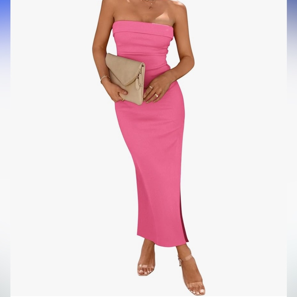 Gorgeous pink dress. Only worn once. Size medium